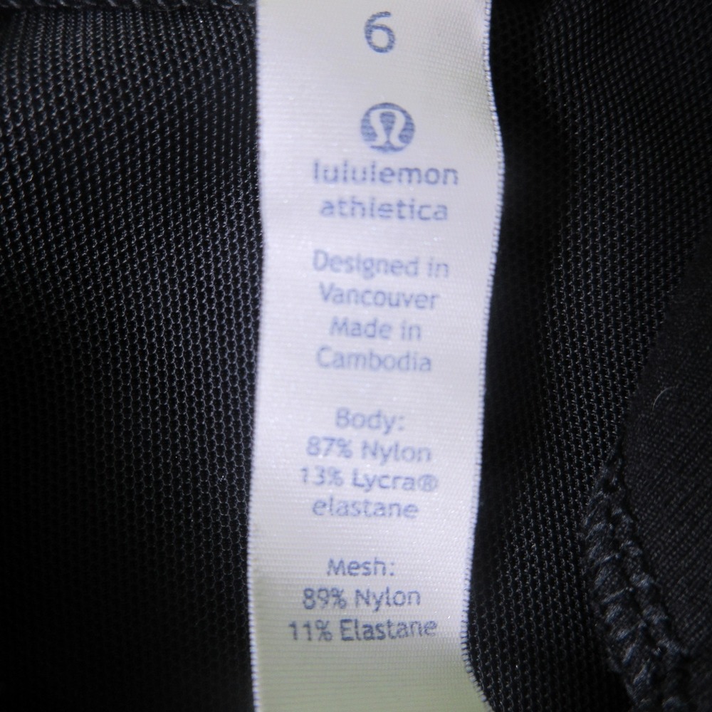 Lululemon Define Jacket Womens 6 Black Full Zip Thumbholes Running Yoga - Picture 7 of 10